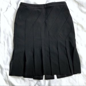 Flapper style black pencil skirt